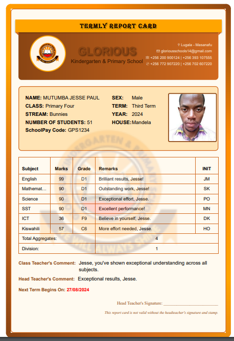 Report Cards